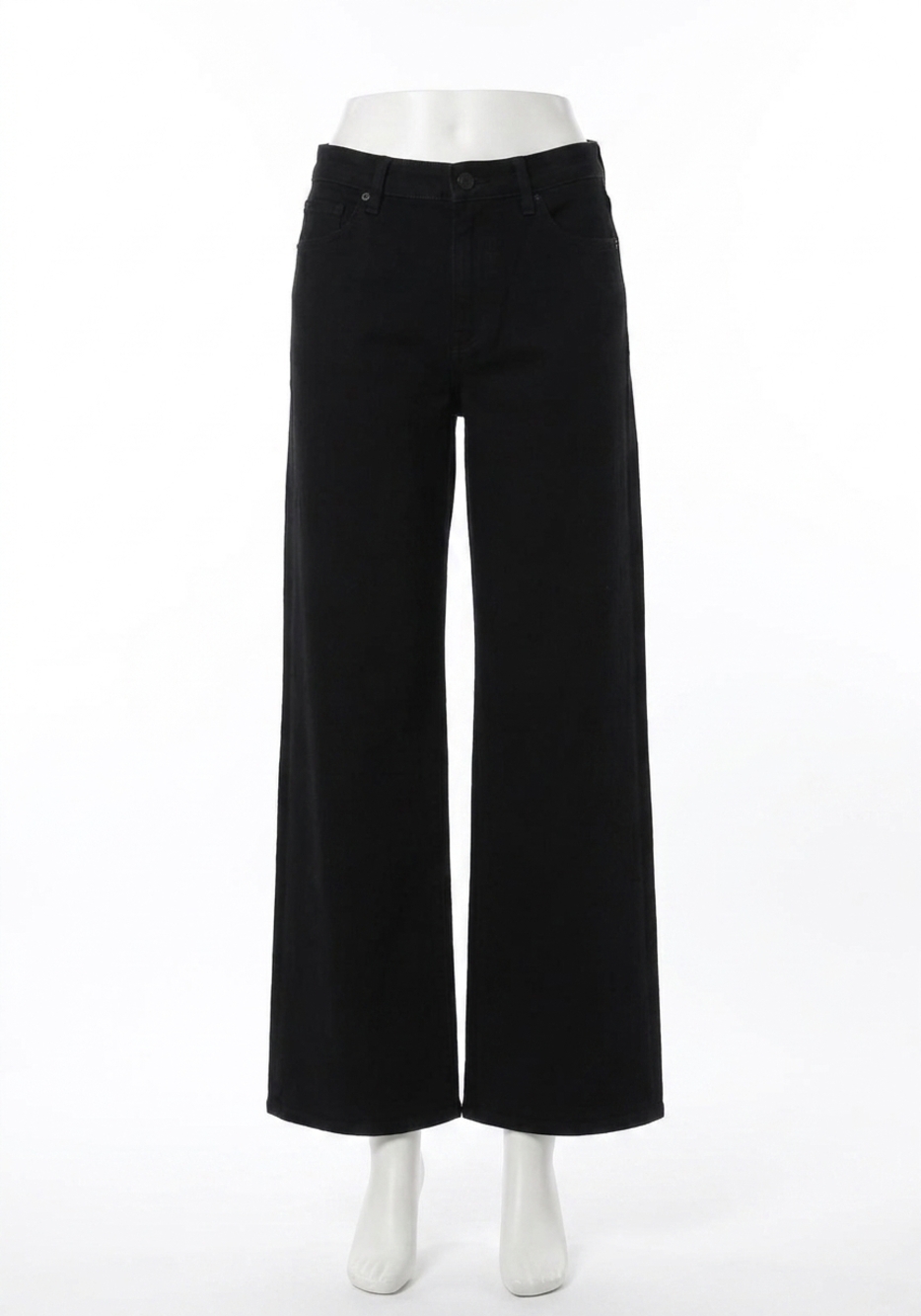 NEW FRAME women's le slim palazzo jeans in black